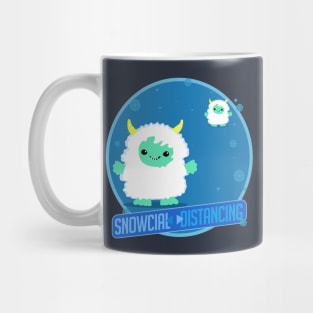 Snowcial distancing Mug